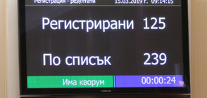 Депутатите от ВОЛЯ осигуриха кворума в пленарна зала (ВИДЕО)