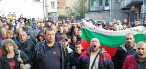 Напрежение и протести заради бой в магазин в Габрово (ВИДЕО+СНИМКИ)