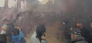 Масов антиправителствен протест в Тирана