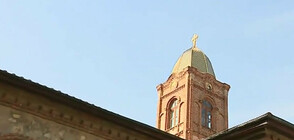 Освещават новия златен купол на църквата "Св. Георги" в Одрин