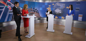 Водачите на евролистите на ГЕРБ и БСП - в дебат в ефира на NOVA (ВИДЕО+СНИМКИ)