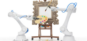 Хуманоиден робот открива самостоятелна изложба (ВИДЕО+СНИМКИ)