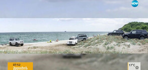 Джипове и на плажа „Паша дере” край Варна