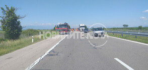 Тежка катастрофа блокира магистрала „Тракия“ (ВИДЕО+СНИМКА)