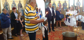 Борисов стана кръстник на внуците си (СНИМКИ)