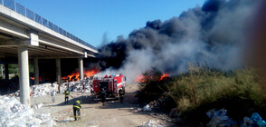 Започна ремонтът на горелия мост край Дупница (ВИДЕО)