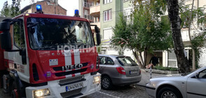 Кола се запали в подземен паркинг в София (ВИДЕО+СНИМКИ)