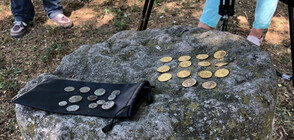 Археолози откриха златно съкровище край Девня (СНИМКИ)