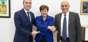 Министър Горанов се срещна с Кристалина Георгиева във Вашингтон