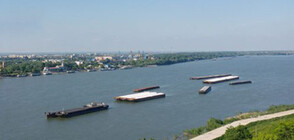 Десетки кораби остават блокирани край Свищов (ВИДЕО)