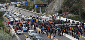 Протестиращи затвориха граничен пункт между Испания и Франция (ВИДЕО+СНИМКИ)