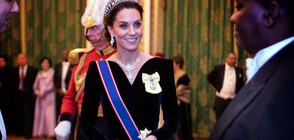 Кралски стил и впечатляваща Кейт Мидълтън на прием в Бъкингамския дворец (СНИМКИ)