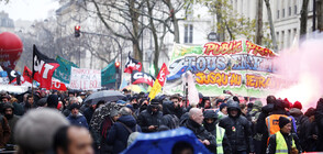 ТРАНСПОРТЕН ХАОС В ПАРИЖ: Френската столица е блокирана от стачка 8 дни
