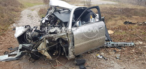 Кола се заби в дърво край Тетевен, шофьорът e загинал (СНИМКИ)