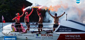 Четирима британци прекосиха Атлантическия океан с гребане