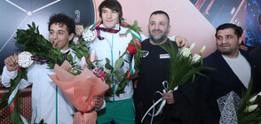 Шампионско посрещане за Едмонд Назарян и Даниел Александров (ВИДЕО+СНИМКИ)