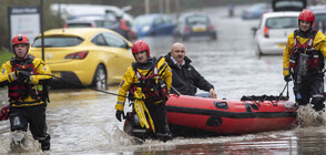 Обявиха бедствено положение в части от Уелс заради бурята „Денис”
