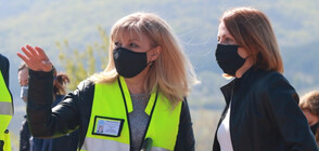 Аврамова и Фандъкова провериха строежа на околовръстното шосе в София (ВИДЕО+СНИМКИ)