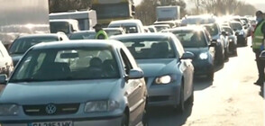 Натоварен трафик на изходите на София (ВИДЕО)