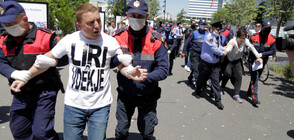 Арести в Тирана по време на антиправителствена демонстрация (ВИДЕО)