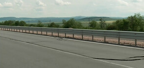 Новостроящ се участък от магистрала „Европа” пропадна