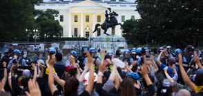 ВАНДАЛИЗЪМ ПРЕД БЕЛИЯ ДОМ: Демонстранти опитаха да съборят статуята на Андрю Джаксън (ВИДЕО+СНИМКИ)