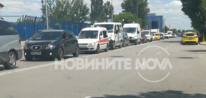 Авария на водопровод в София предизвика километрично задръстване (СНИМКИ)