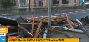 Мощната буря в Югоизточна България причини сериозни щети (ВИДЕО)