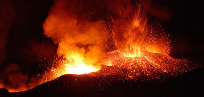 Ново зрелищно изригване на вулкана Етна