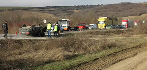 Тежка катастрофа на пътя Русе - Бяла, има загинали (ВИДЕО)