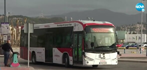 Автоматичен автобус вози пътници в Испания (ВИДЕО)