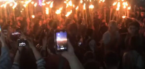 Хиляди излязоха на факелно шествие заради годишнина от арменския геноцид (ВИДЕО)