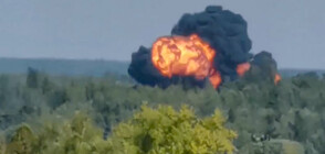 Нов модел самолет се разби по време на тестове край Москва (ВИДЕО+СНИМКИ)