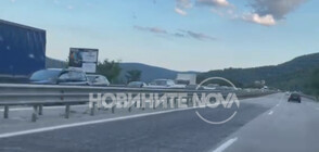 Голямо задръстване на „Хемус” (ВИДЕО)