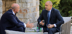Румен Радев се срещна на "четири очи" с председателя на Европейския съвет