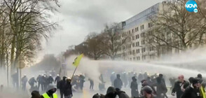 Сблъсъци между противници на локдауна и полицията в Брюксел (ВИДЕО+СНИМКИ)