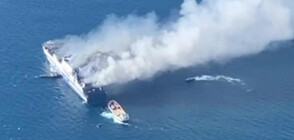Превозвачи - с версия за пожара на ферибота в Йонийско море