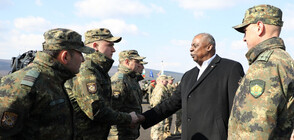 Министърът на отбраната на САЩ пристигна в България (ВИДЕО+СНИМКИ)