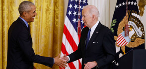 Обама посети Белия дом, за да се срещне с Байдън (ВИДЕО)