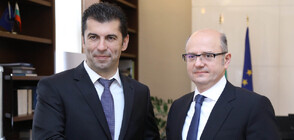 Prime Minister Petkov confers with Azeri Energy Minister Shahbazov