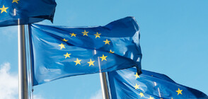 Денят на Европа: Издигнаха знамето на ЕС пред Президентството (ВИДЕО+СНИМКИ)