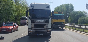 Камиони и автобуси блокираха „Цариградско шосе” в София и всички входове на Пловдив (ВИДЕО+СНИМКИ)