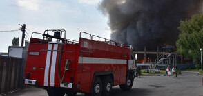 Пет вагона се запалиха на депо в София