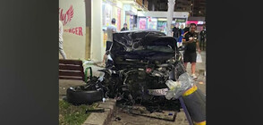 Шофьор без книжка катастрофира пред заведение в София