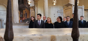 Петков присъства на поклонение пред мощите на Св. Кирил в Рим