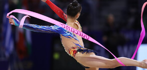 България води в отборната надпревара на Европейското по художествена гимнастика