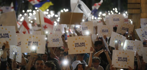 Масов митинг в Грузия за присъединяването на страната към ЕС (ВИДЕО+СНИМКИ)