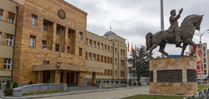 Бой в македонския парламент (ВИДЕО)