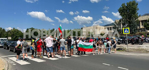 Протест срещу скъпите горива затвори подбалканския път София-Бургас (ВИДЕО+СНИМКИ)