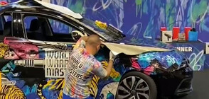 Българин стана световен шампион по поставяне на фолио върху коли (ВИДЕО)
